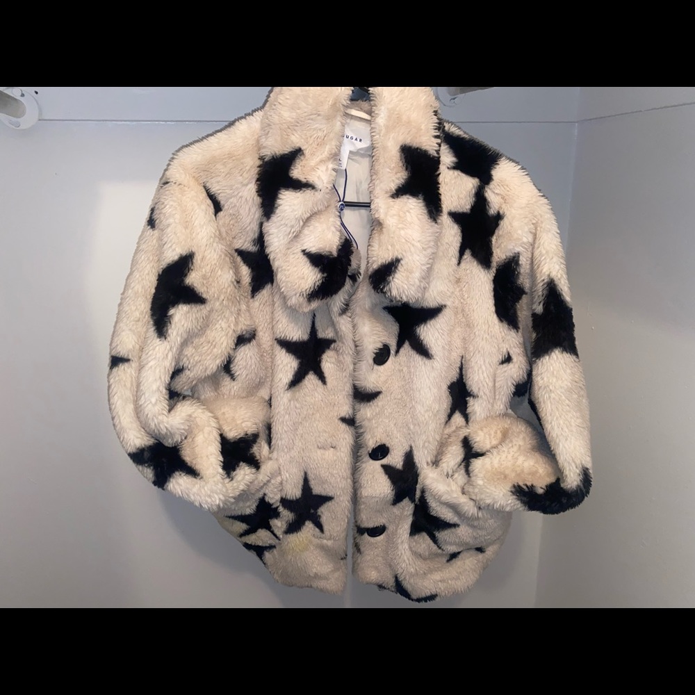 ✨POPSUGAR FAUX FUR COAT